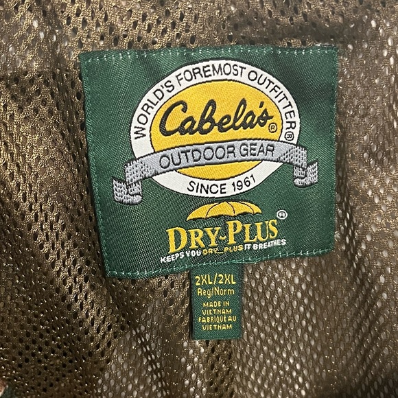 Men’s XXL Pull On Cabela’s Dry Plus Outdoor Realtree Hunting Pants Waterproof - Picture 4 of 11